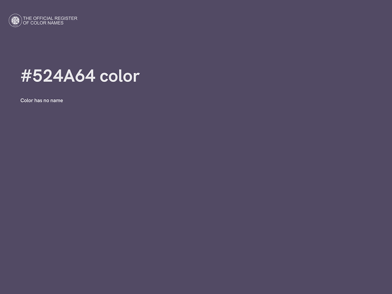 #524A64 color image