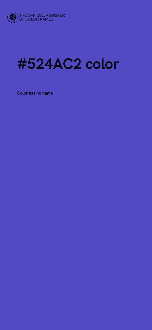 #524AC2 color image