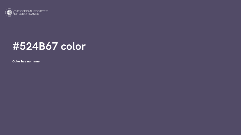 #524B67 color image