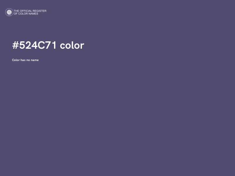 #524C71 color image