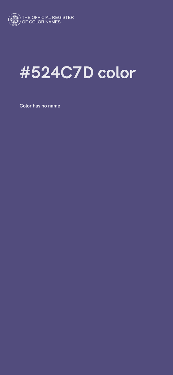 #524C7D color image
