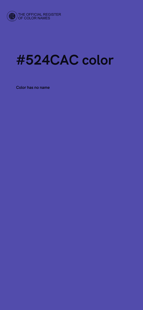 #524CAC color image