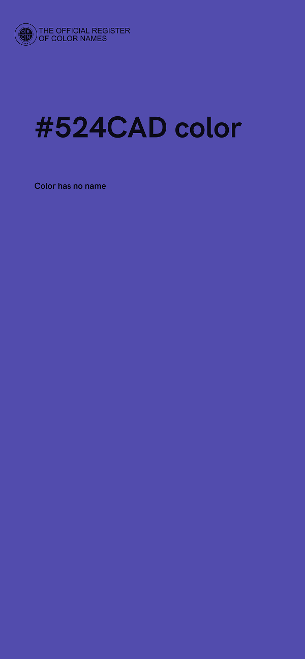 #524CAD color image