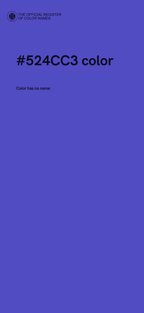 #524CC3 color image