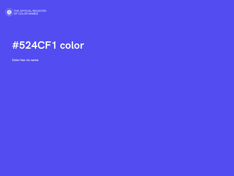 #524CF1 color image