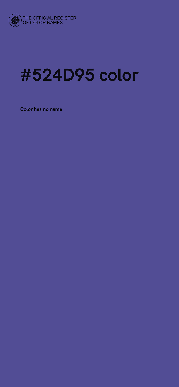 #524D95 color image