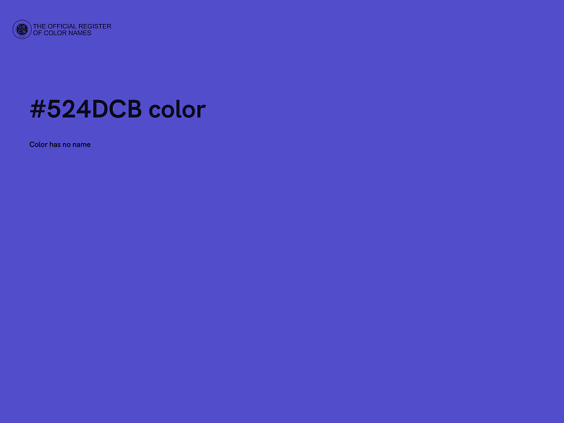 #524DCB color image