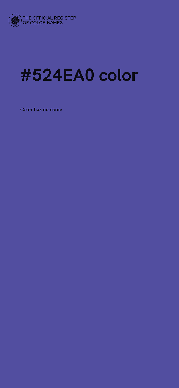 #524EA0 color image
