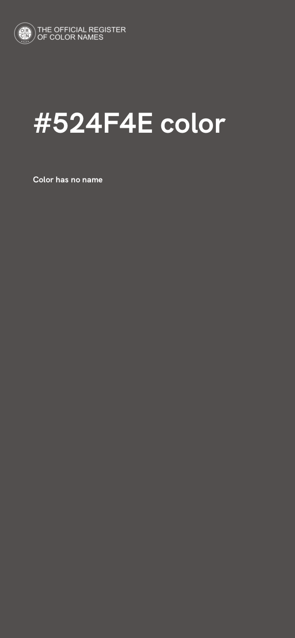 #524F4E color image