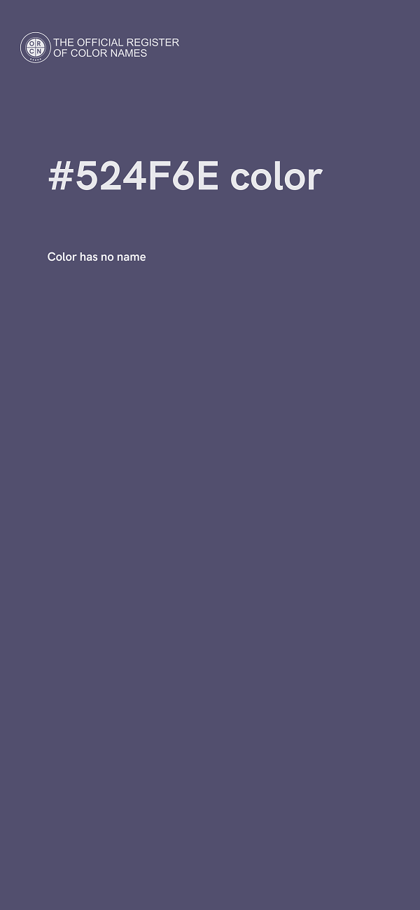 #524F6E color image