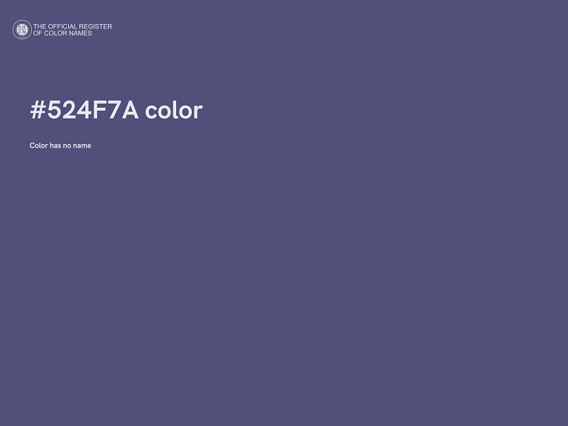 #524F7A color image