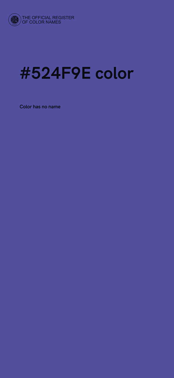 #524F9E color image