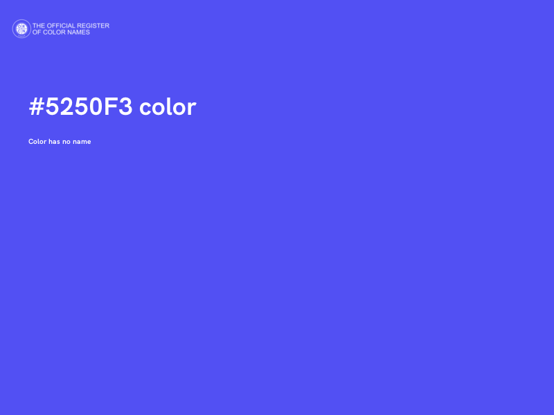 #5250F3 color image
