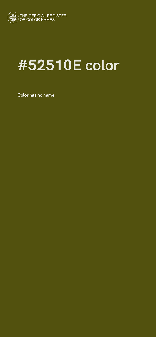 #52510E color image