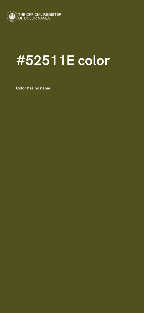 #52511E color image
