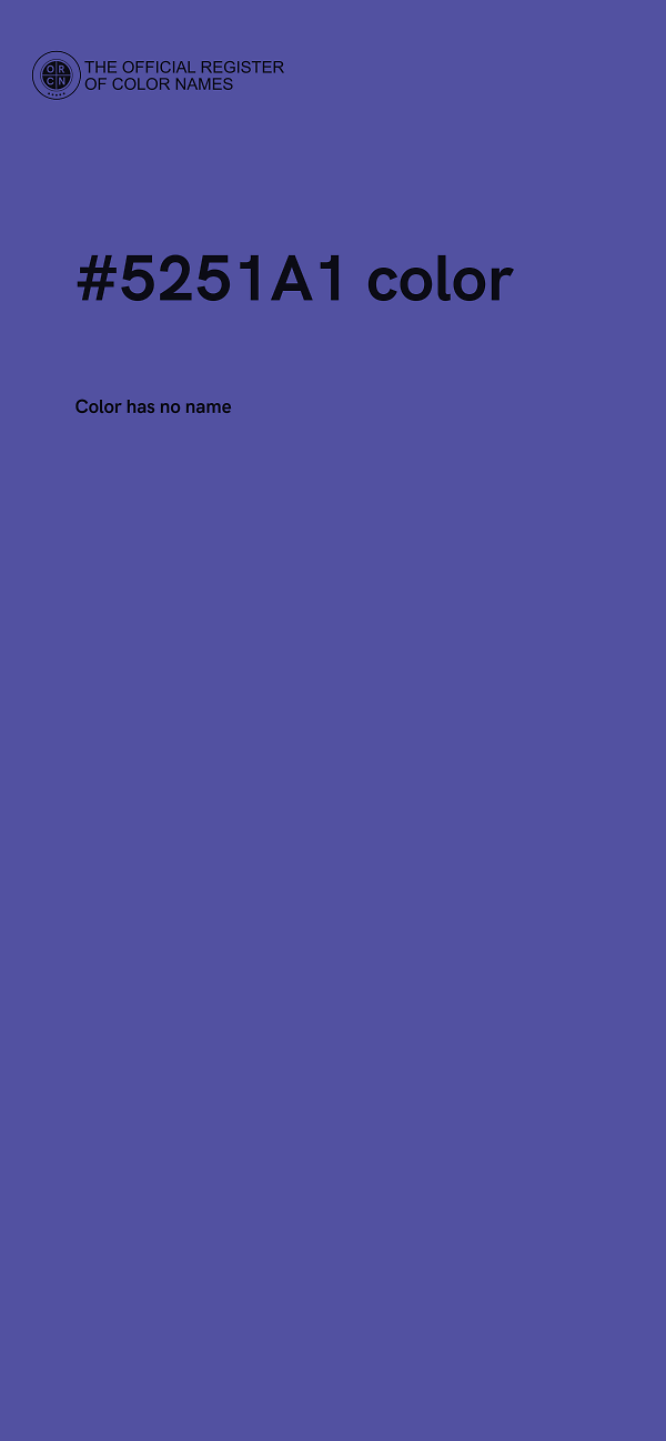 #5251A1 color image