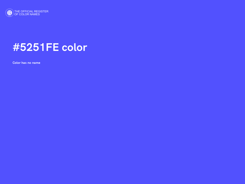 #5251FE color image