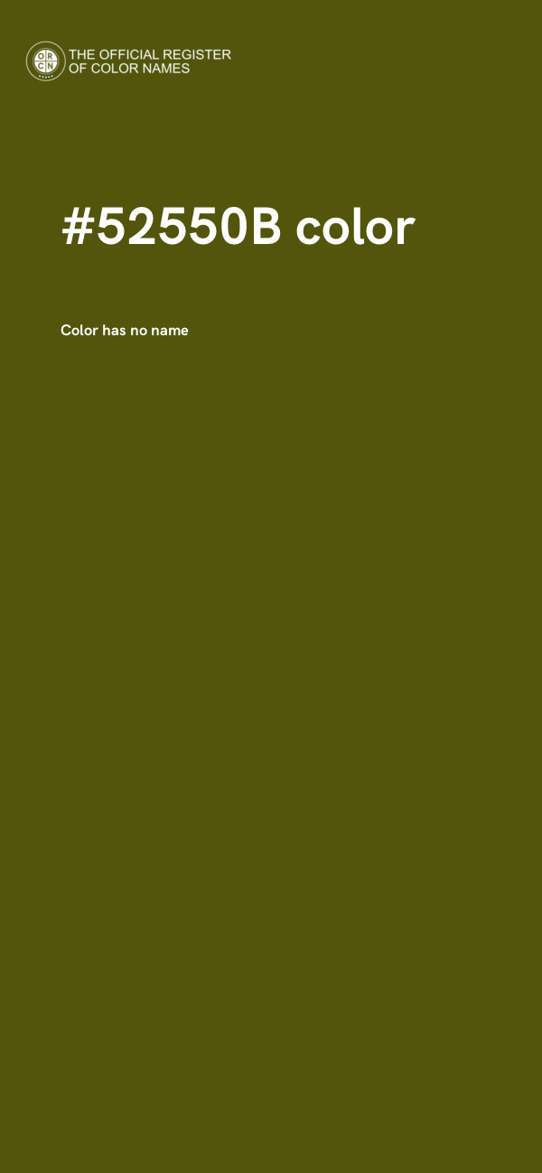 #52550B color image