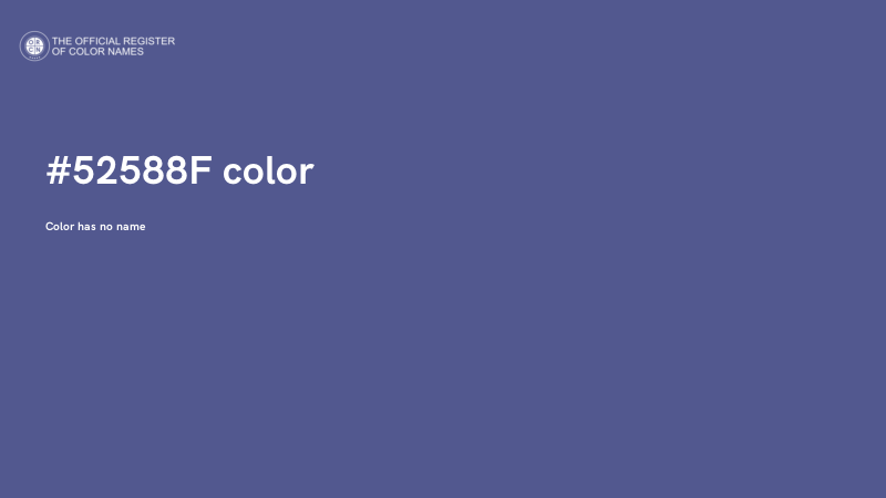 #52588F color image