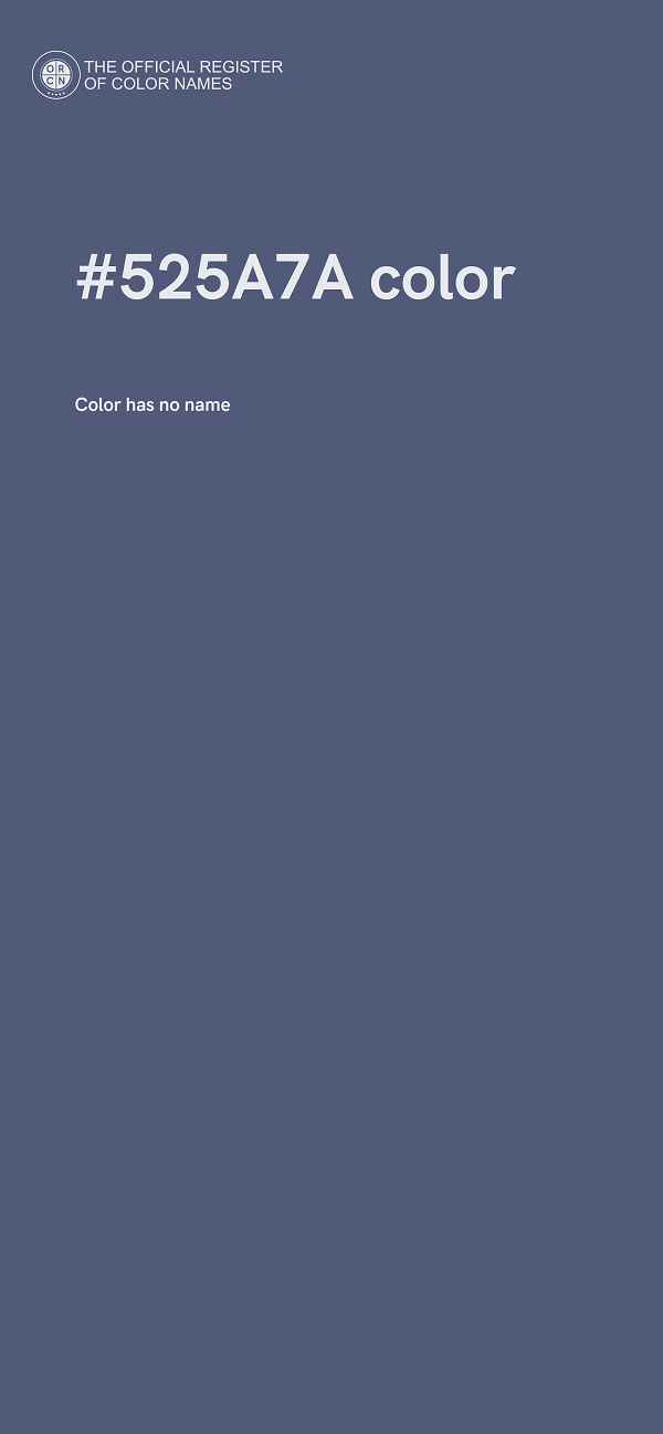#525A7A color image