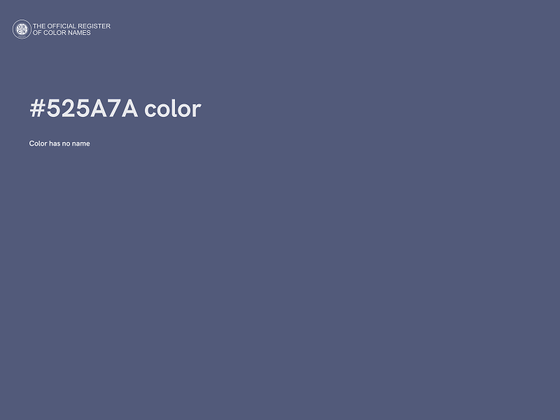 #525A7A color image