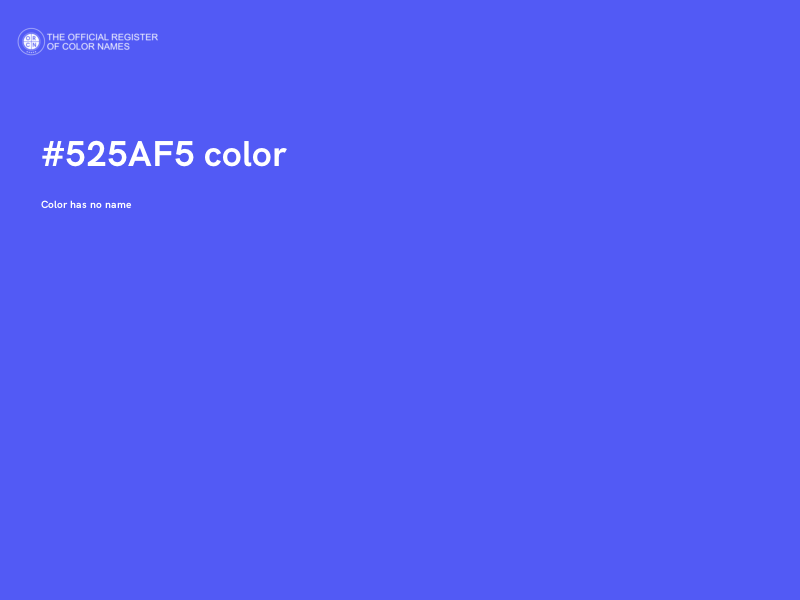 #525AF5 color image