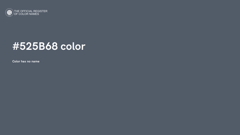#525B68 color image