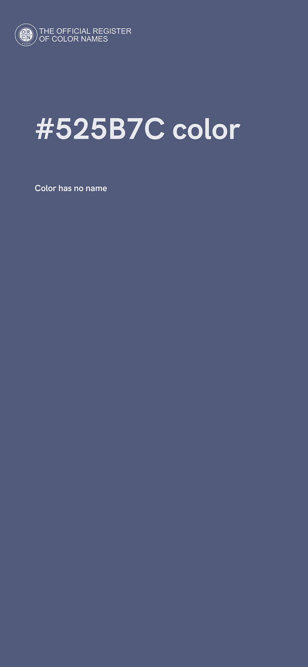 #525B7C color image