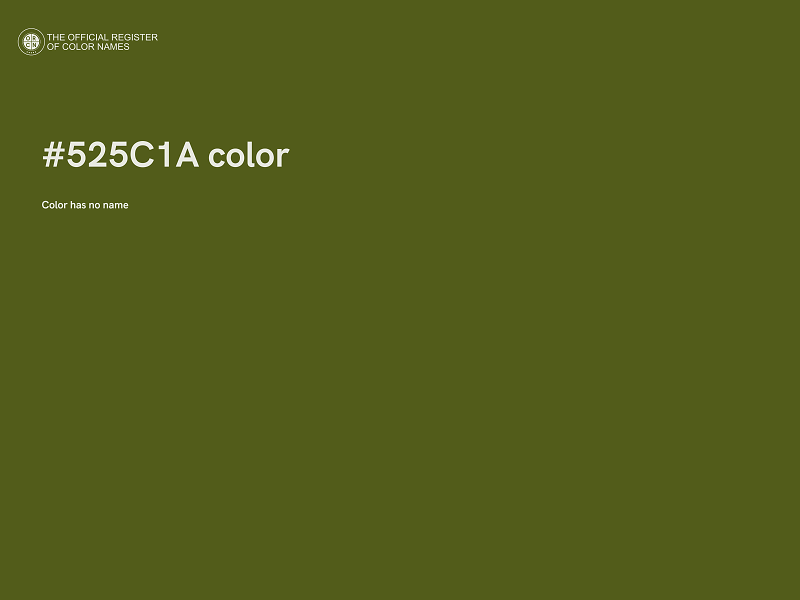 #525C1A color image