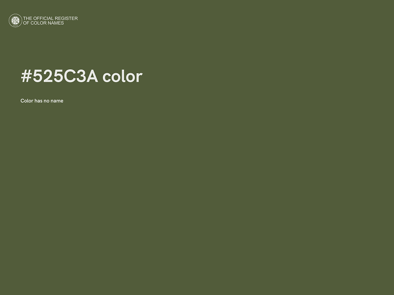 #525C3A color image