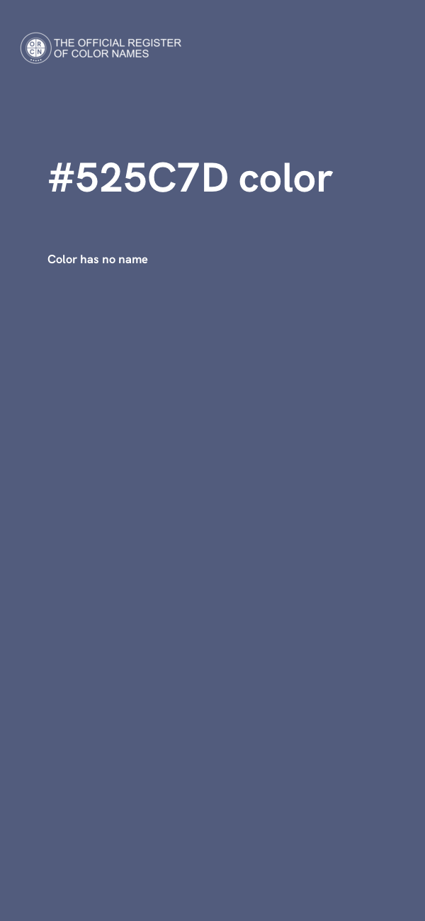 #525C7D color image