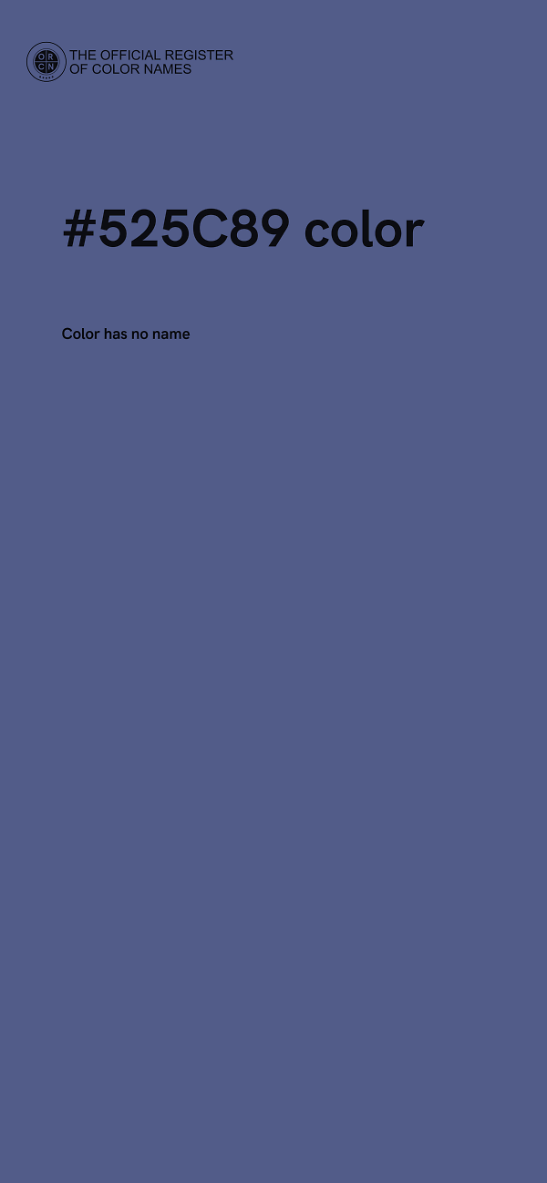 #525C89 color image