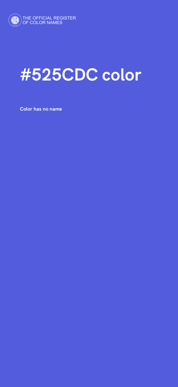 #525CDC color image