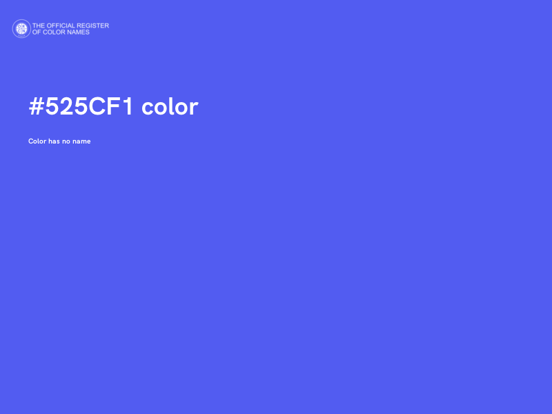 #525CF1 color image