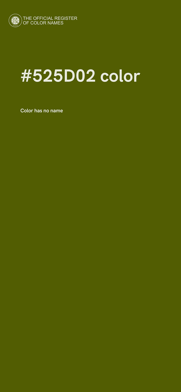 #525D02 color image