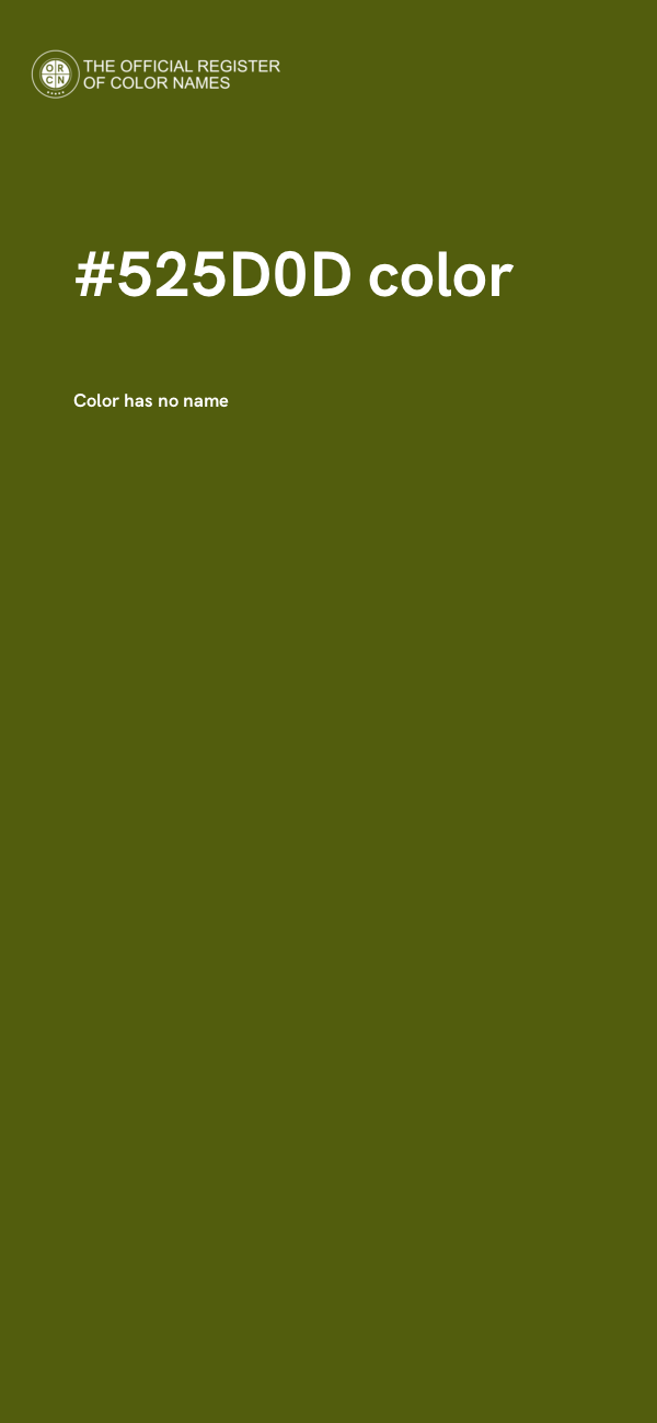#525D0D color image