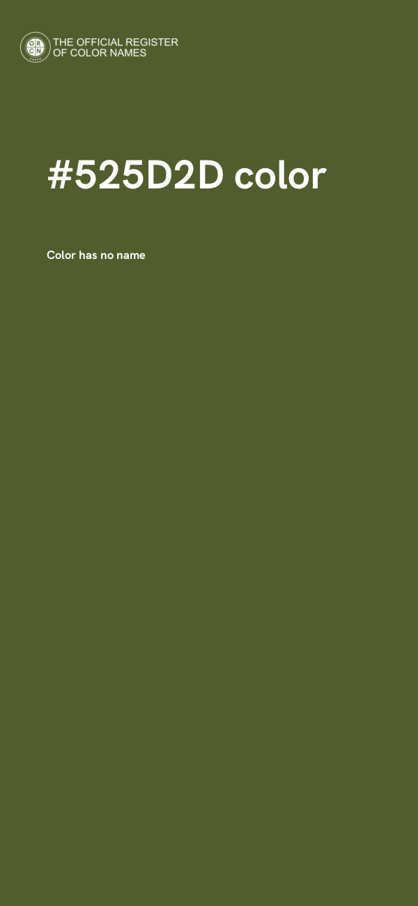 #525D2D color image