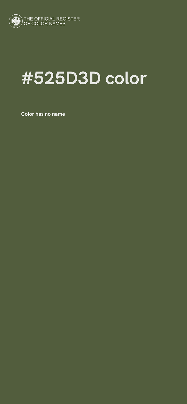 #525D3D color image