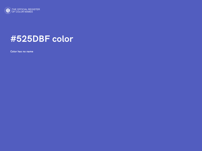 #525DBF color image