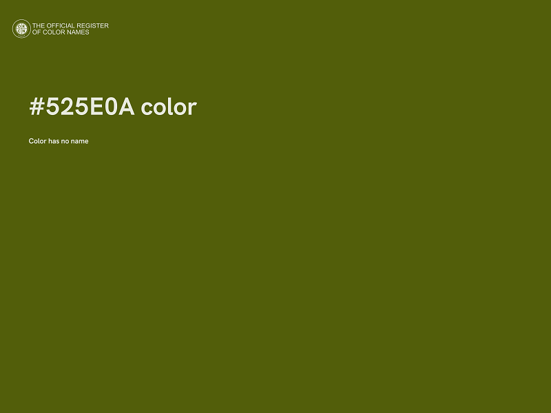 #525E0A color image