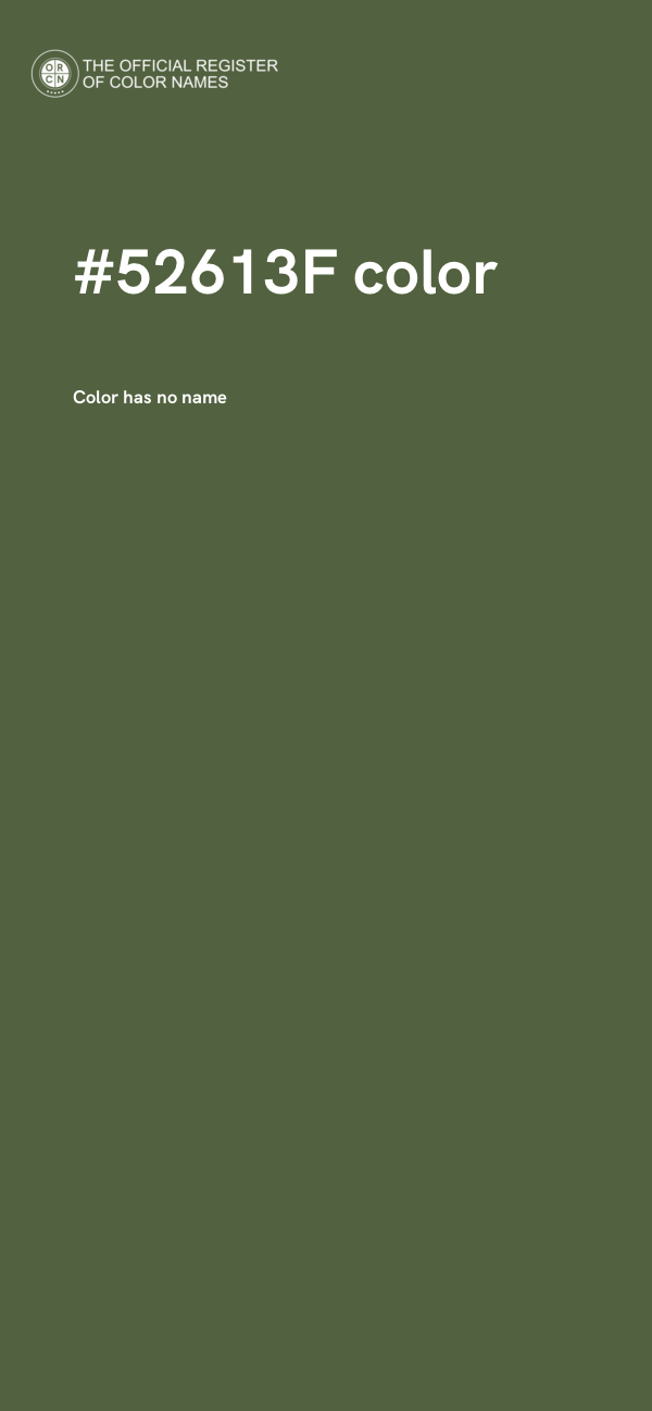 #52613F color image