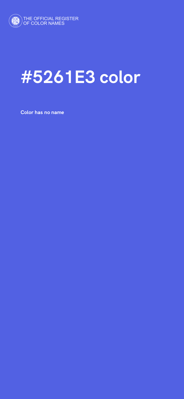 #5261E3 color image