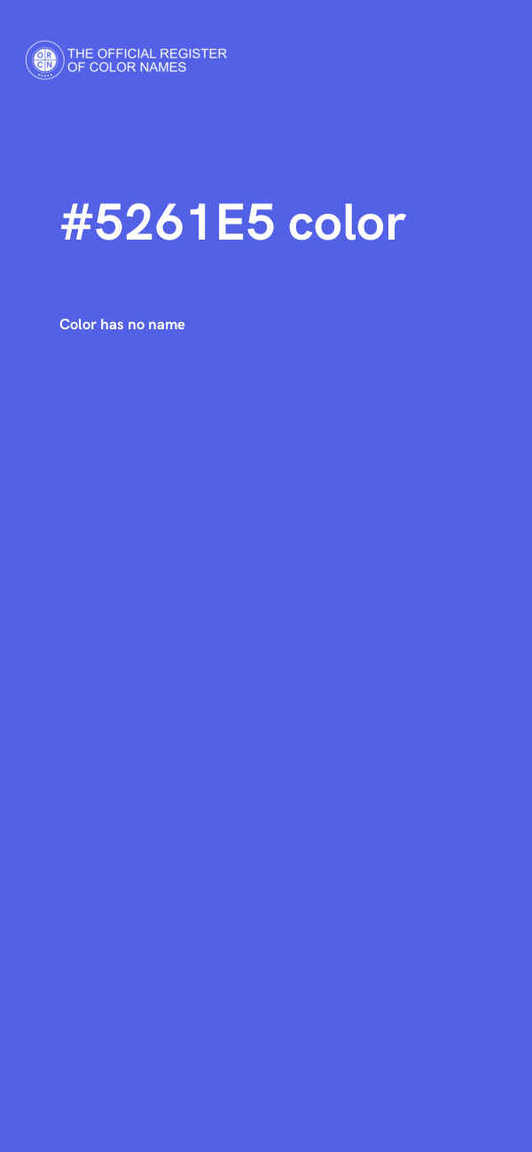 #5261E5 color image