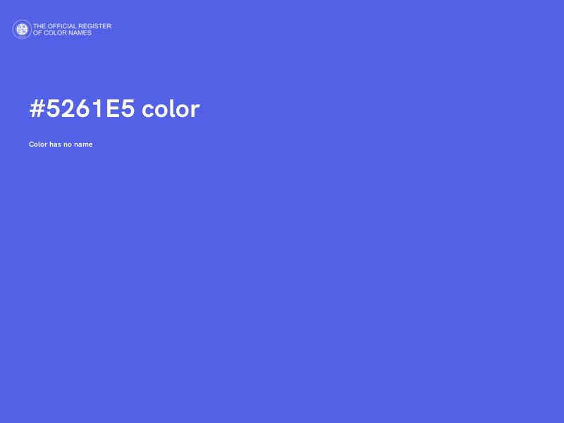 #5261E5 color image