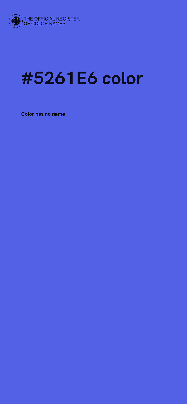 #5261E6 color image