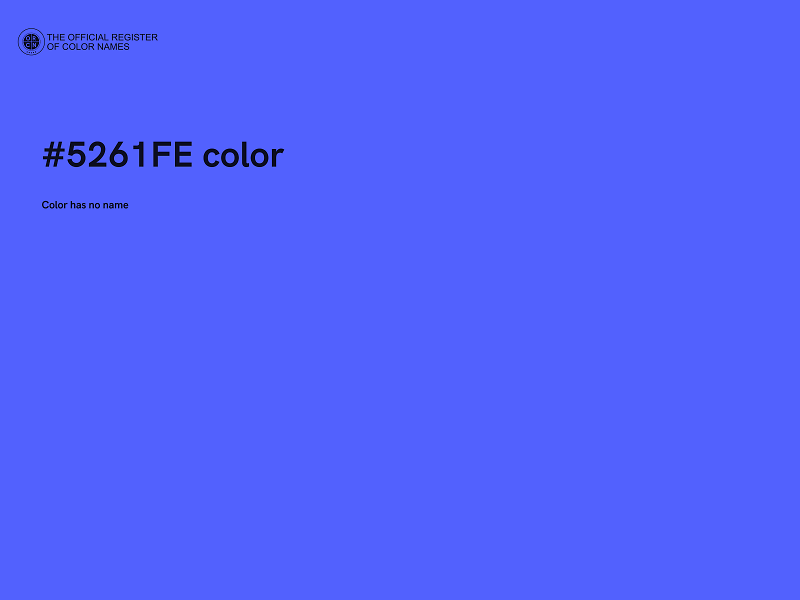 #5261FE color image