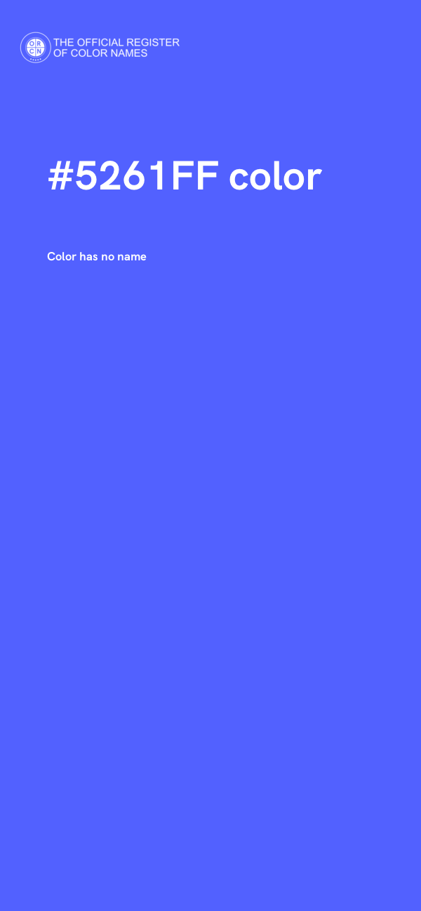 #5261FF color image