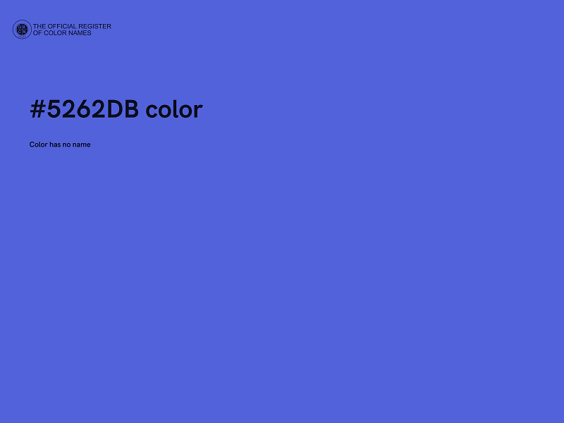 #5262DB color image