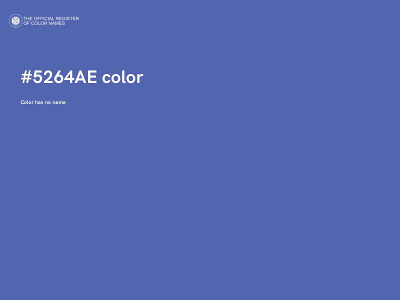 #5264AE color image