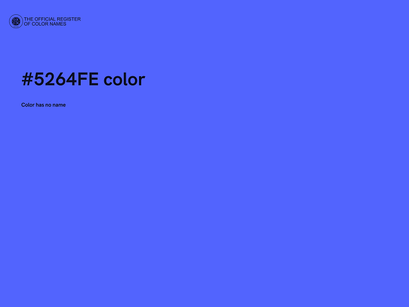 #5264FE color image